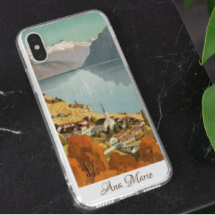 Funda Para Samsung Galaxy S22 Lago Ginebra, Suiza   Viajes de época