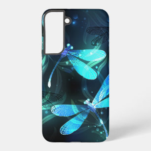 Funda Para Samsung Galaxy S22+ Lago Libélulas Brillantes