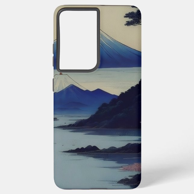 Funda Para Samsung Galaxy Lake, Pine and Mountain - Japan (Reverso )