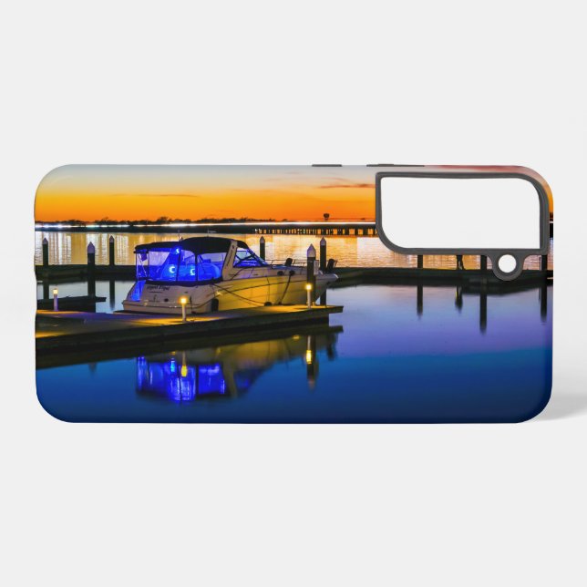 Funda Para Samsung Galaxy Lake Ray Hubbard Rockwall TX Sunset (Reverso Horizontal)