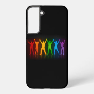 Funda Para Samsung Galaxy S22+ Las seis siluetas de pie de Slipperyjoe con los br