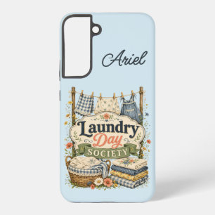 Funda Para Samsung Galaxy S22+ Laundry Day Society Cottagecore Florales