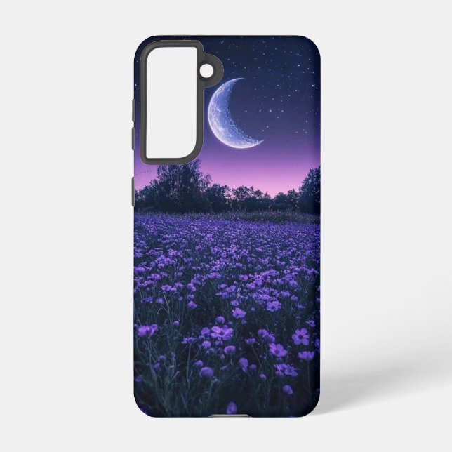 Funda Para Samsung Galaxy “Lavender Moonlight” Phone Case 🌙💜✨ (Reverso )