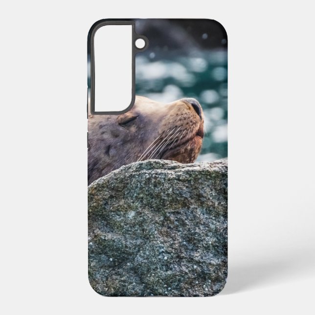 Funda Para Samsung Galaxy León Marítimo En La Bahía De Resurrección, Alaska (Reverso )