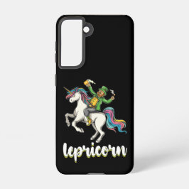 Funda Para Samsung Galaxy S21 Lepricorn Leprechaun Unicorn San Patricio
