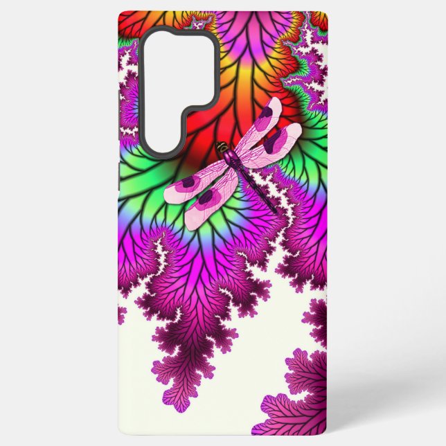Funda Para Samsung Galaxy Libélula Magenta (Reverso )