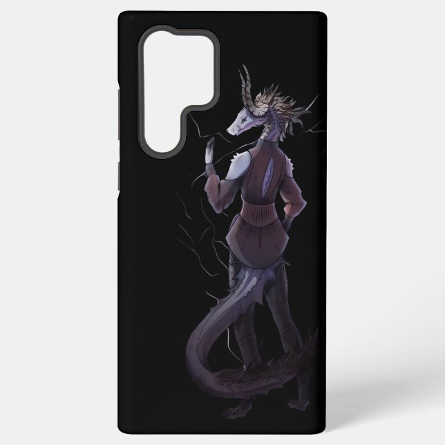 Funda Para Samsung Galaxy Lightning Dragon (Reverso )