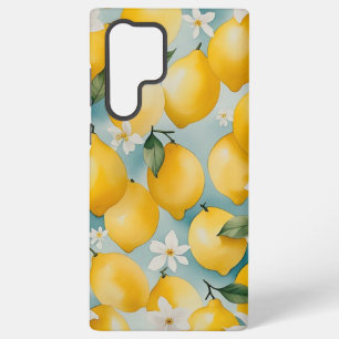 Funda Para Samsung Galaxy S22 Ultra Limón de color de agua/fruta