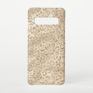 Funda Para Samsung Galaxy S10 Lindo estampado de piel de leopardo guepardo marró