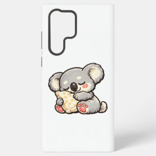 Funda Para Samsung Galaxy S22 Ultra Lindo koala durmiendo con almohada