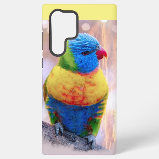 Funda Para Samsung Galaxy Lindo loro multicolor (Reverso )