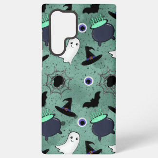 Funda Para Samsung Galaxy S22 Ultra Lindo patrón continuo de Halloween