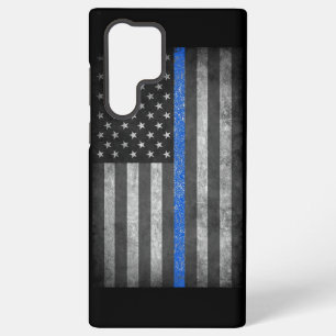 Funda Para Samsung Galaxy S22 Ultra Línea Azul delgada