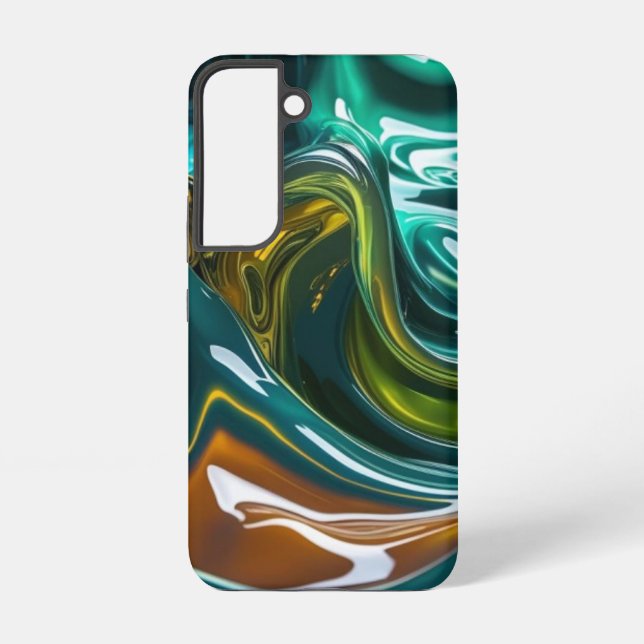 Funda Para Samsung Galaxy Líquidos Mezclados (Reverso )