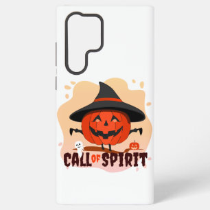 Funda Para Samsung Galaxy S22 Ultra Llamado de Espíritu de Halloween
