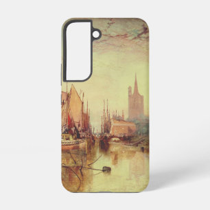 Funda Para Samsung Galaxy S22 Llegada de un Packet Boat por Joseph Turner