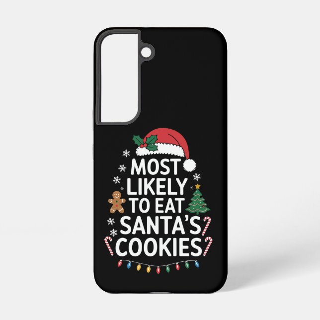 Funda Para Samsung Galaxy Lo Más Probable Es Comer A Los Navidades Familiare (Reverso )