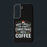 Funda Para Samsung Galaxy S22 Lo Más Probable Es Que Empiecen Navidades Con Fami<br><div class="desc">Lo Más Probable Es Que Empiecen Navidades Con Familia De Café</div>