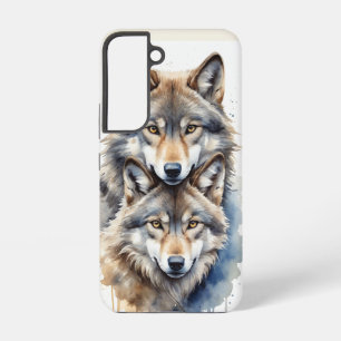 Funda Para Samsung Galaxy S22 Lobo Lobos Vida Silvestre Animal Naturaleza 