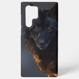 Funda Para Samsung Galaxy S22 Ultra Lobo negro