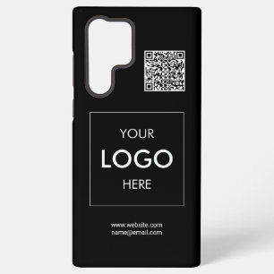 Funda Para Samsung Galaxy S22 Ultra Logo Código QR Negro