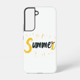 Funda Para Samsung Galaxy S22 Logo de verano - Diseño de texto de verano