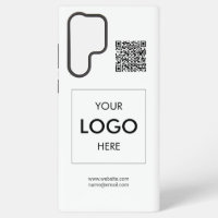 Logo QR Code White Professional