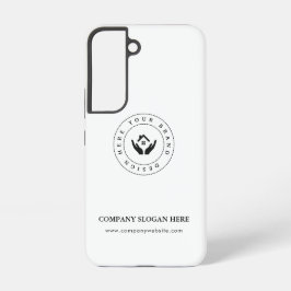 Funda Para Samsung Galaxy S22 Logo y texto moderados estilo moderno