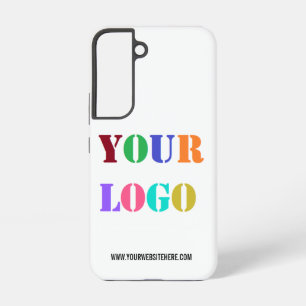 Funda Para Samsung Galaxy S22 Logotipo de la empresa personalizado y envíe mensa