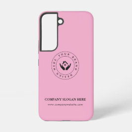 Funda Para Samsung Galaxy S22 Logotipo y texto editables de estilista moderno