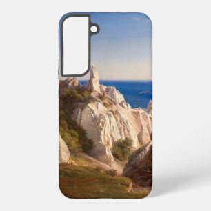 Funda Para Samsung Galaxy S22+ Los acantilados de la isla de Mon por Louis Gurlit