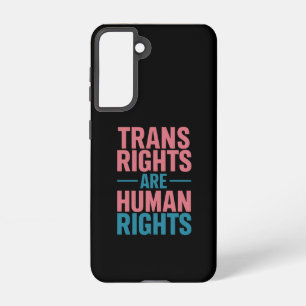 Funda Para Samsung Galaxy S21 Los derechos trans son derechos humanos Orgullo tr