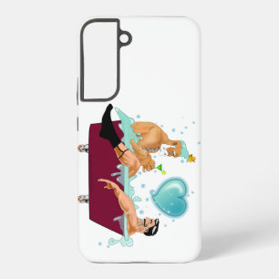 Funda Para Samsung Galaxy S22+ Los dos hombres gay de SlipperyJoe aman el jabón d