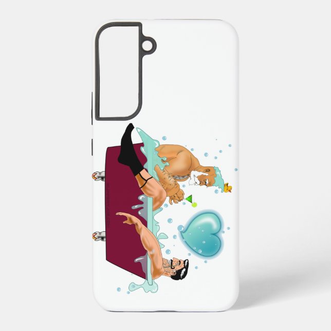Funda Para Samsung Galaxy Los dos hombres gay de SlipperyJoe aman la bañera  (Reverso )