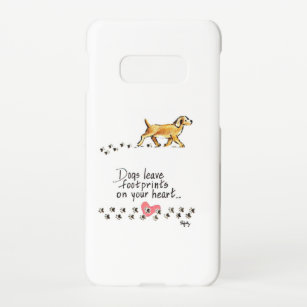 Funda Para Samsung Galaxy S10E Los perros dejan huellas en nuestros corazones con
