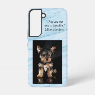 Funda Para Samsung Galaxy S22 los perros están vinculados al fondo de mármol de 