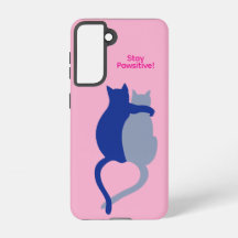 Loving Cats Galaxy Case – Pink, Stay Pawsitive