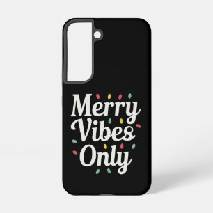 Funda Para Samsung Galaxy S22 Luces de solo vibras alegres de Navidad para toda 
