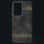 Funda Para Samsung Galaxy S21 Ultra Lujo Negro monocromático fondo de cristal Samsung<br><div class="desc">El color negro monocromático de fondo lujoso con un patrón abstracto. Diseño de cristal moderno Guay.</div>