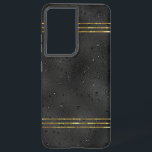 Funda Para Samsung Galaxy S21 Ultra Lujo Negro monocromático fondo de cristal Samsung<br><div class="desc">El color negro monocromático de fondo lujoso con un patrón abstracto. Diseño de cristal moderno Guay.</div>