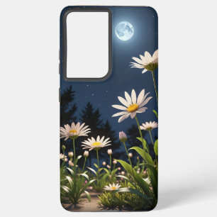 FUNDA PARA SAMSUNG GALAXY S21 ULTRA LUNA Y FLORES