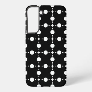 Funda Para Samsung Galaxy S22+ Lunares Blancos, Patrón de Lunares, Lunares, Punte