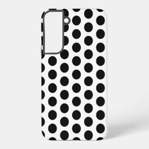 Funda Para Samsung Galaxy S22+ Lunares negros y blancos