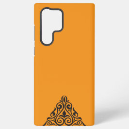 Funda Para Samsung Galaxy S22 Ultra Luxury Vintage Floral Frame Decorative Art