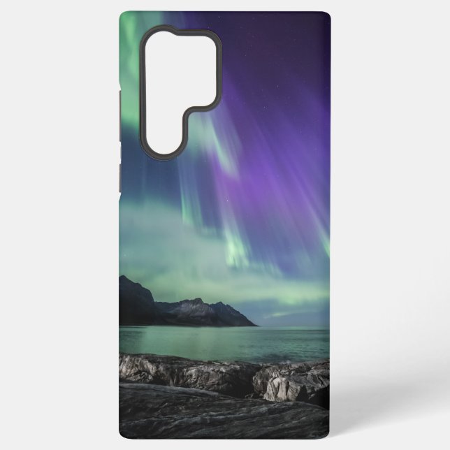 Funda Para Samsung Galaxy Luz boreal Senja (Reverso )