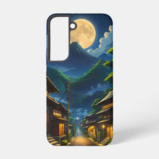 Funda Para Samsung Galaxy Luz de luna de Java (Reverso )