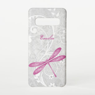 Funda Para Samsung Galaxy S10 Magenta Dragonfly personaliza al Funda Samsung Gal