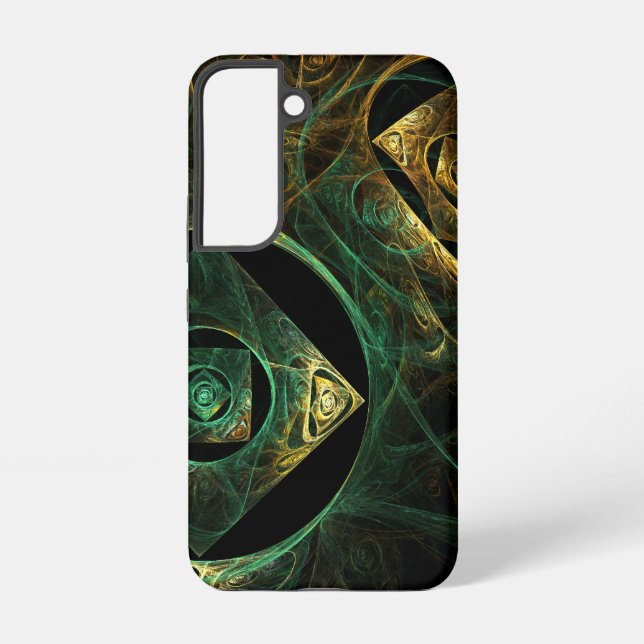 Funda Para Samsung Galaxy Magical Vibrations Abstract Fractal Art Design (Reverso )