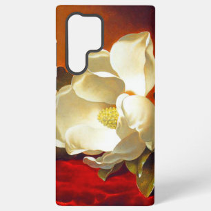 Funda Para Samsung Galaxy S22 Ultra Magnolia sobre terciopelo rojo de Martin Johnson H