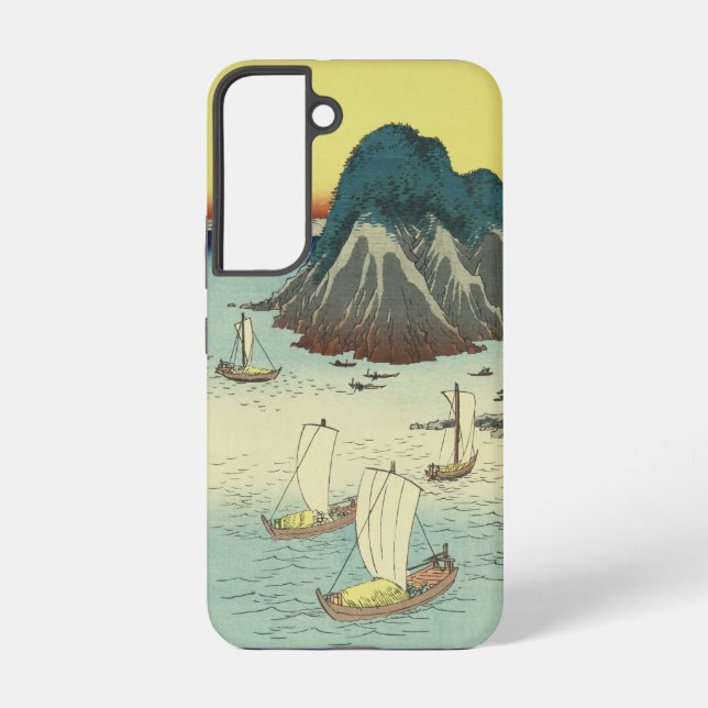 Funda Para Samsung Galaxy Maisaka, Japón: Impresión de bloques de madera jap (Reverso )